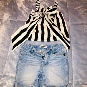 DKNY Pants with a shirt included